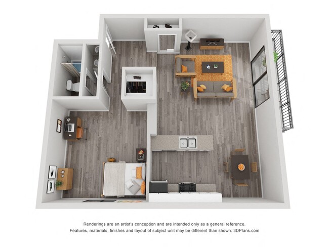 Floorplan - Ariel Court Apts