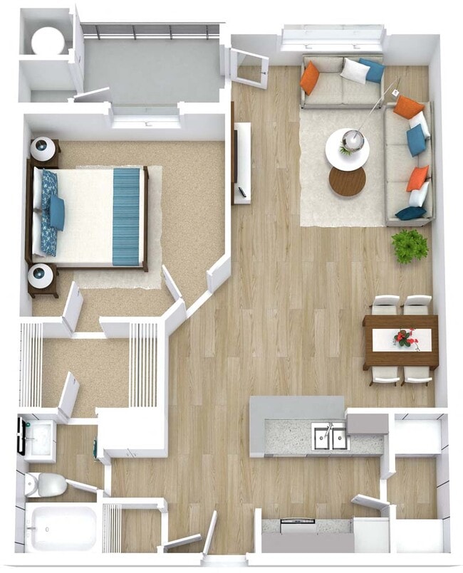 Floorplan - Park at Chastain Apartments