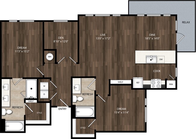 Floorplan - Encore SoFlo