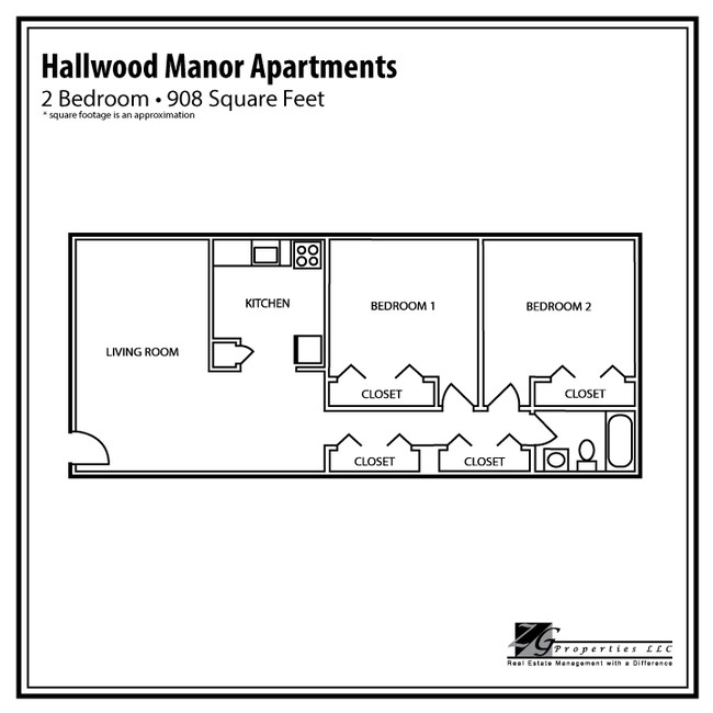 Floorplan - Hallwood Manor Apartments