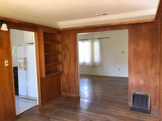 Family room/den looking toward living room, ahead, and kitchen, to the left. - 10516 Blythe Ave