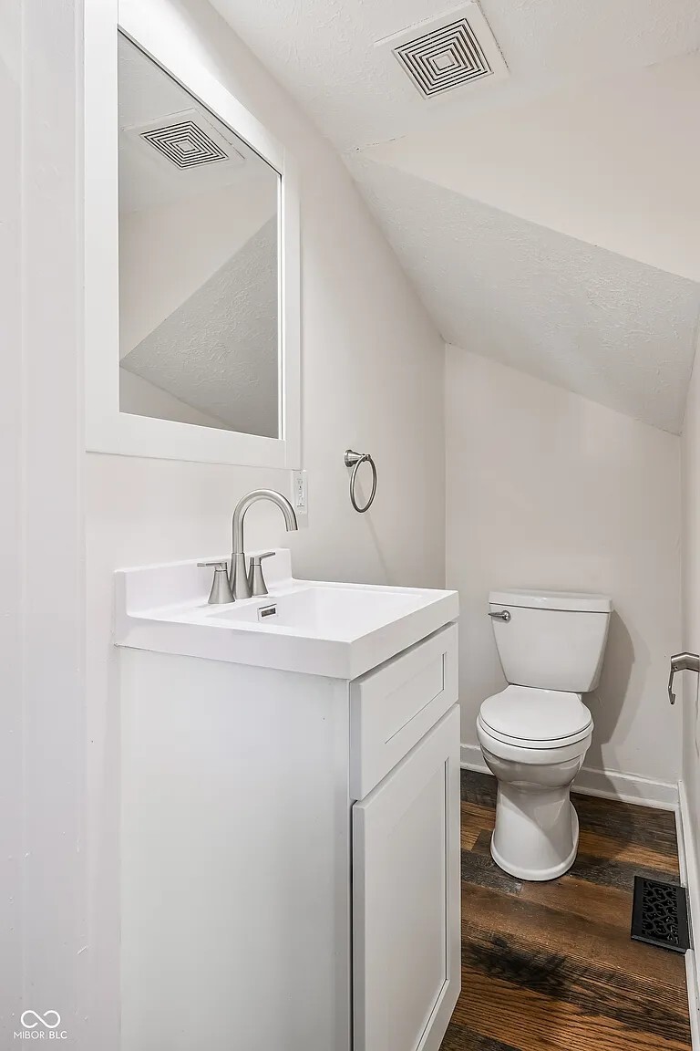 Downstairs half bath - 312 N College Ave