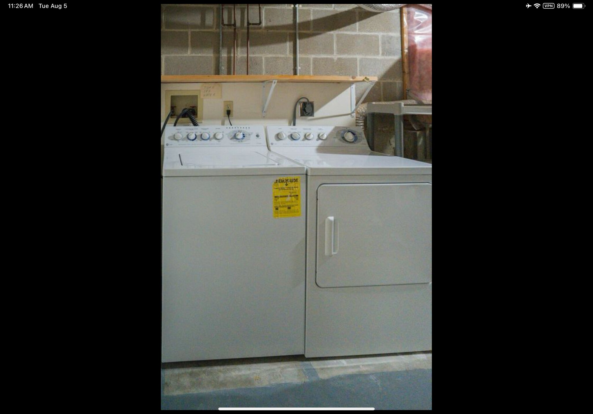 Washer/Dryer - 57 Green Heron Ln
