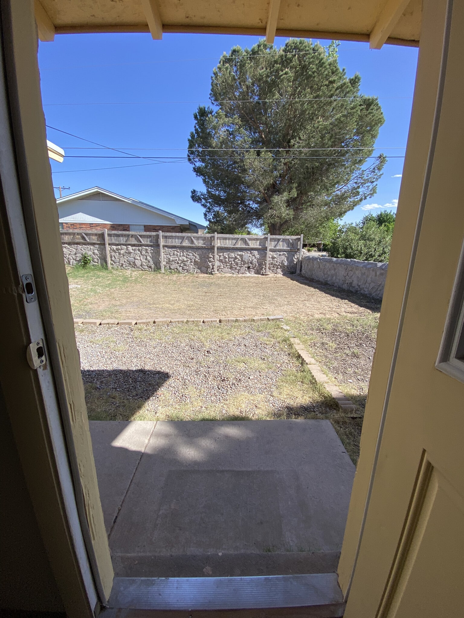 Backyard from Kitchen - 1000 Glendale Dr