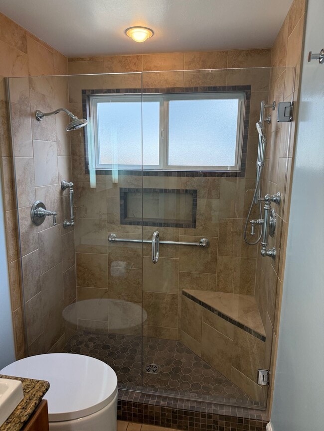 Unit 2 Shower Walk-in With Bench - 1510 NE 170th St