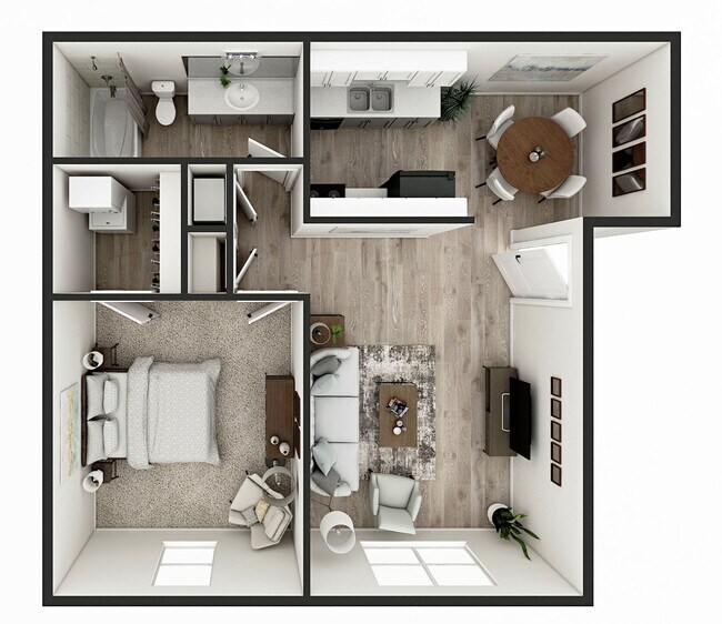 Floorplan - Chateau 68 Apartments