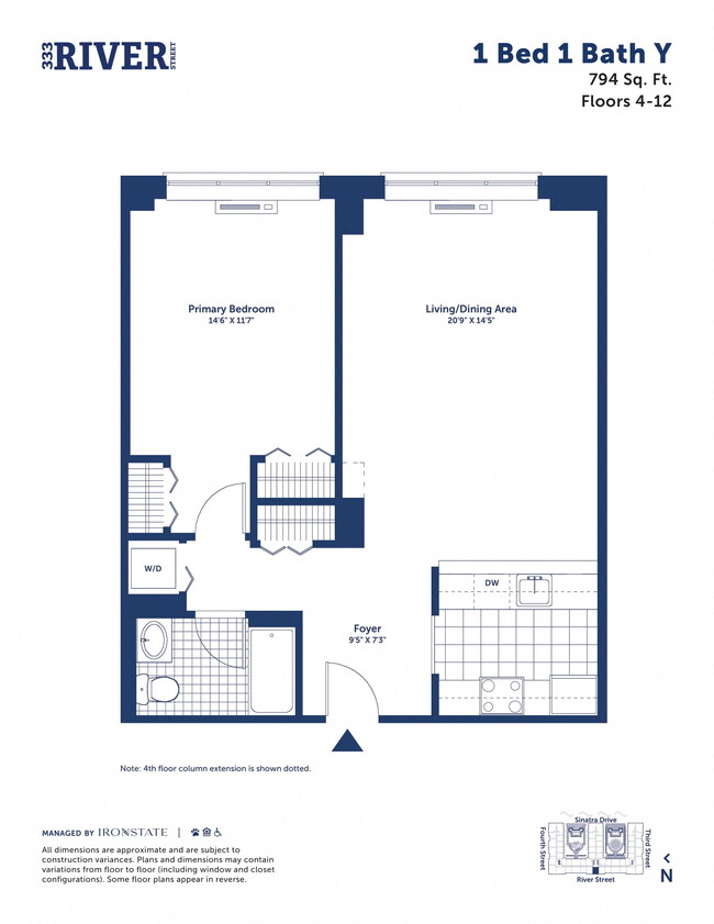 Floorplan - 333 River Street