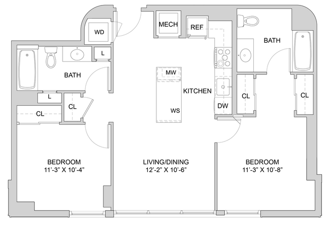 Floorplan - The Modern at Art Place