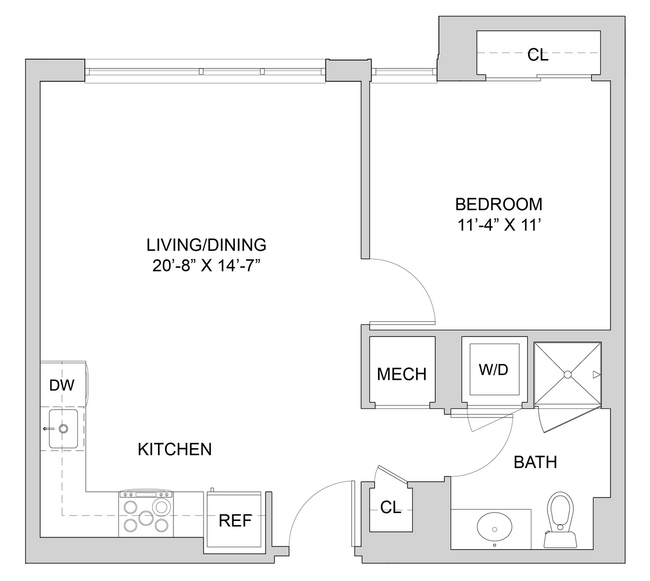 Floorplan - The Modern at Art Place