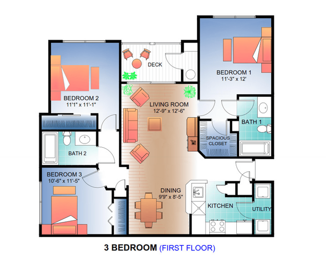 Floorplan - SoCo Park Apartment Homes