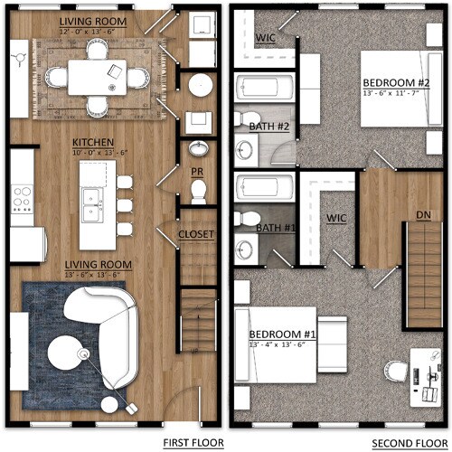 Floorplan - Cold Spring Run by JBG Rentals