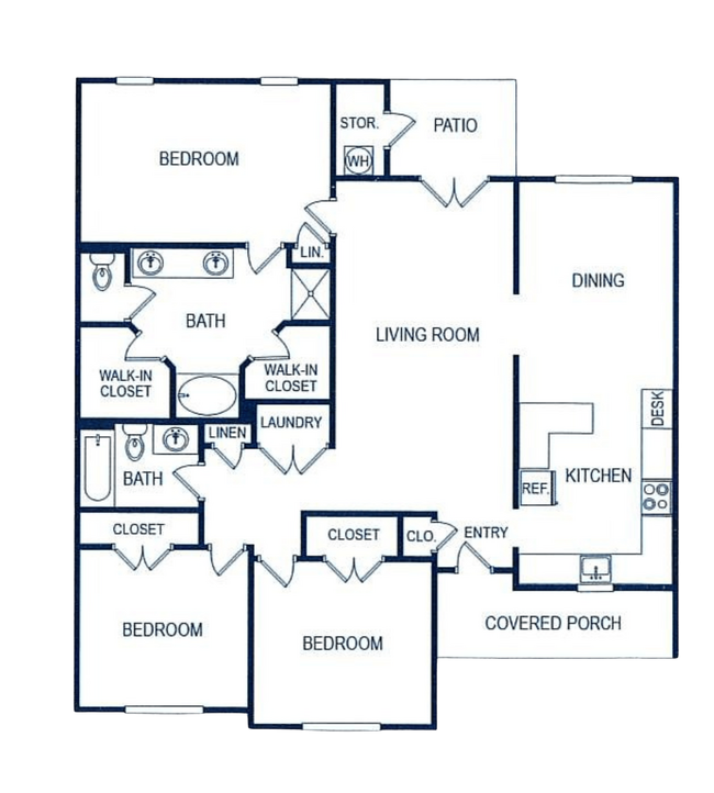Floorplan - Cocoa Grand Apartments