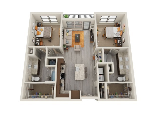 2 Bedroom, 2 Bathroom - Astoria at Celebration