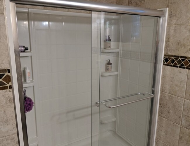 SPACIOUS NEW SHOWER FOR PERSONAL SHAMPOO ETC - 217 E Northwood Ave