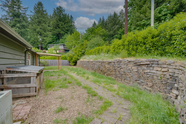 Backyard is a peaceful, lush retreat - 211 Farview Drive