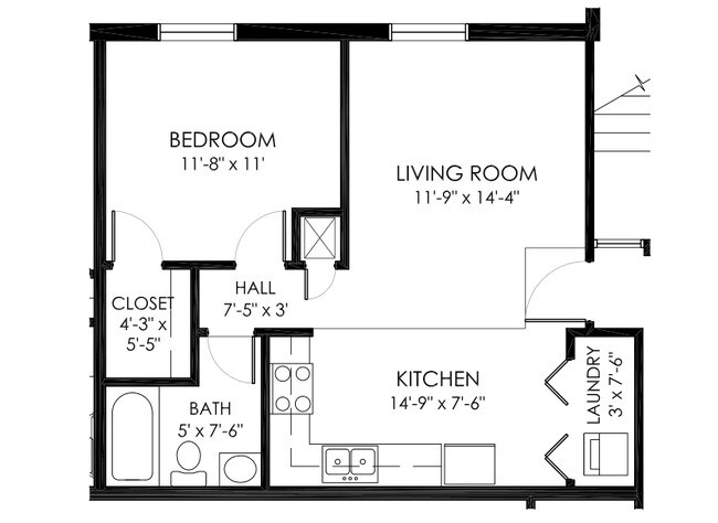 Floorplan - Eastwood of Ames Apartments