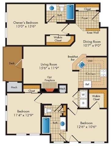 Floorplan - The Courts of Devon