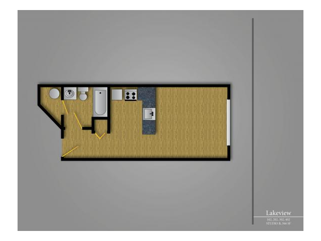 Floorplan - Lakeview Apartments