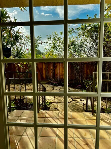 Garden View from Living Room - 6467 Kanan Dume Rd