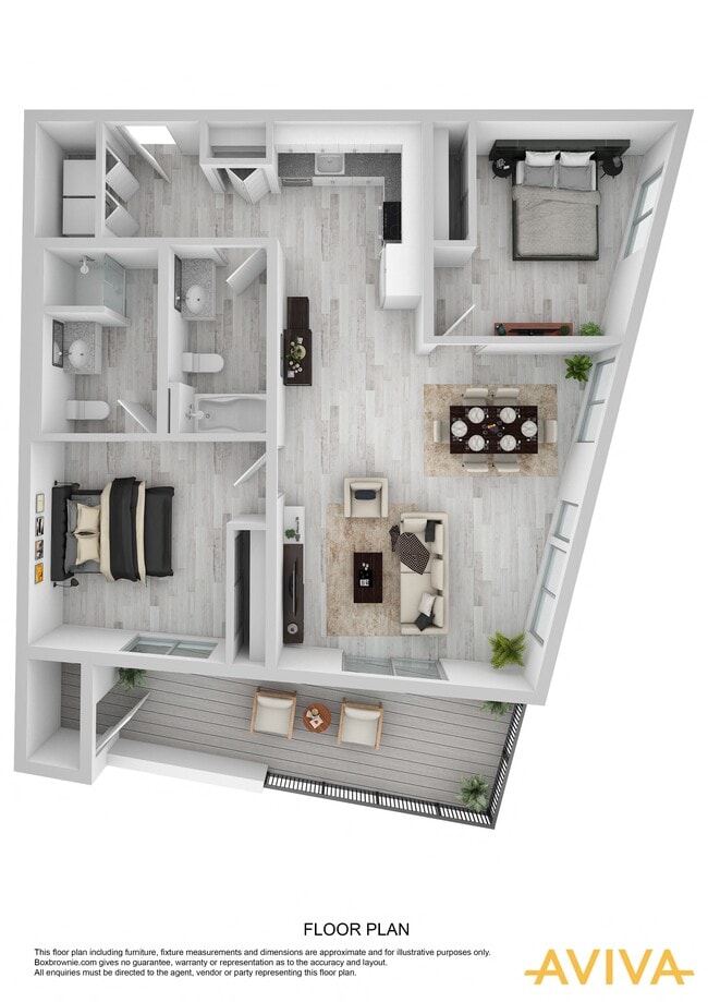 Floorplan - AVIVA Apartments