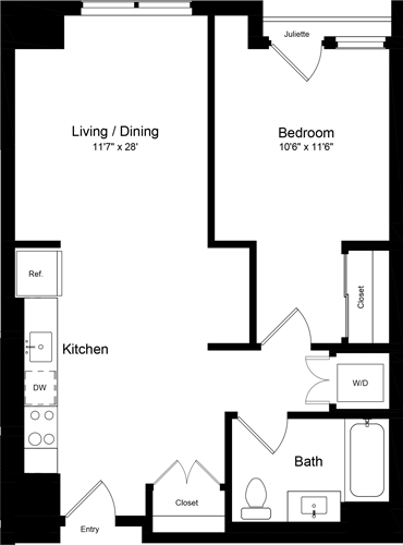 Floorplan - One Henry Adams
