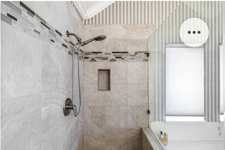 master bedroom shower - 1426 Crocker St