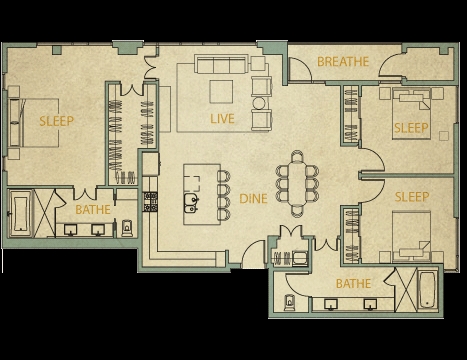 3BR/2BA - Barton Place