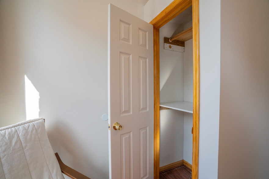 Second floor front bedroom closet - 505 North Washington Street