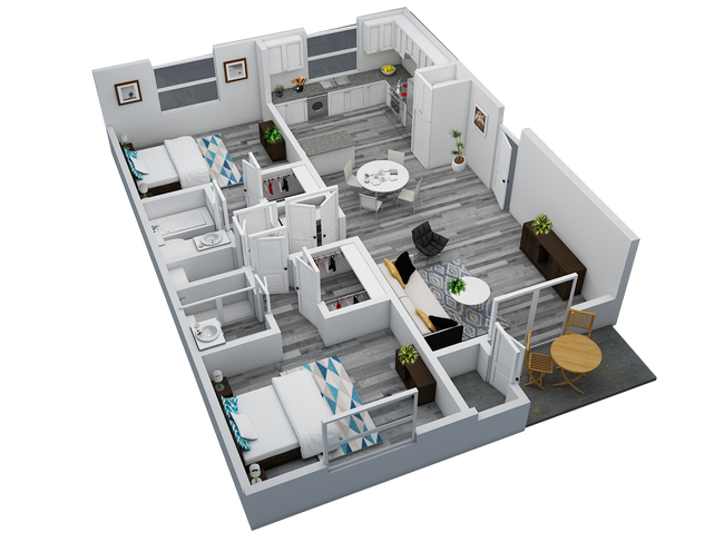 Floorplan - Mandarin Bay Apartments