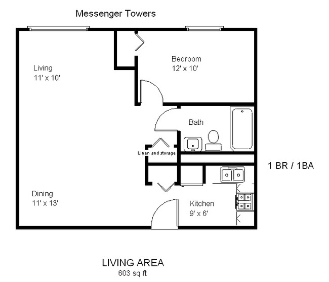 Floorplan - Messenger Towers