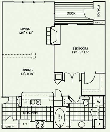 1BR/1BA - Crescent Arbors Apartment Homes