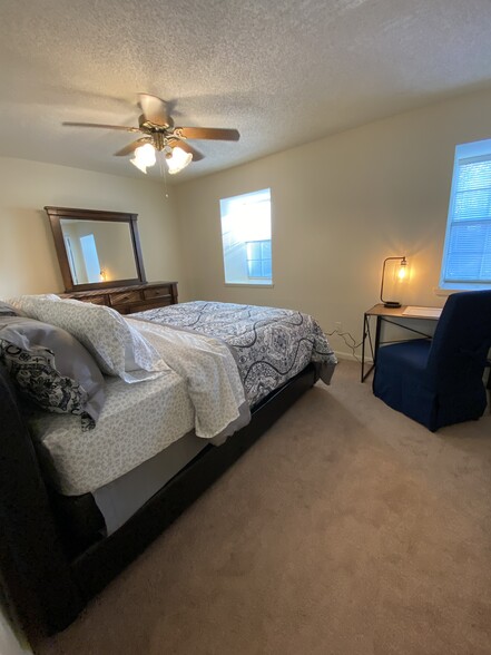 This Queen bed, dresser, & desk included - 102 Michael Dr