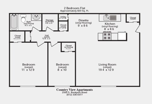2 BR - Country View Apartments
