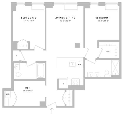 Floorplan - The Hazel Jersey City