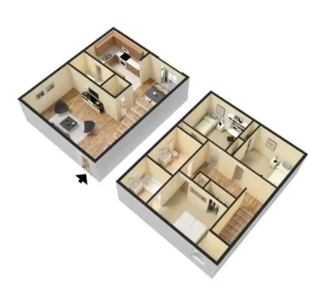 Floorplan - Wind Crest Apartments