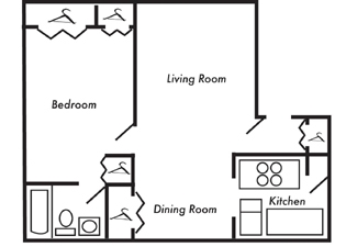 1BR/1BA - Autumn Trace Apartments