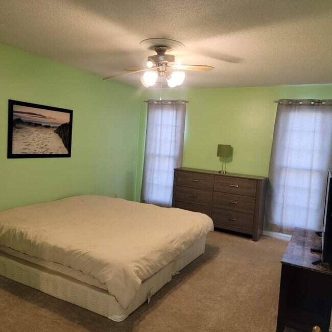Main bedroom, now has blackout curtains - 1078 Sandy Springs Rd NW