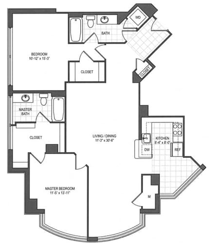 Floorplan - The Prime at Arlington Courthouse