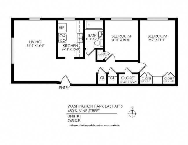 Floorplan - Washington Park East Apartments