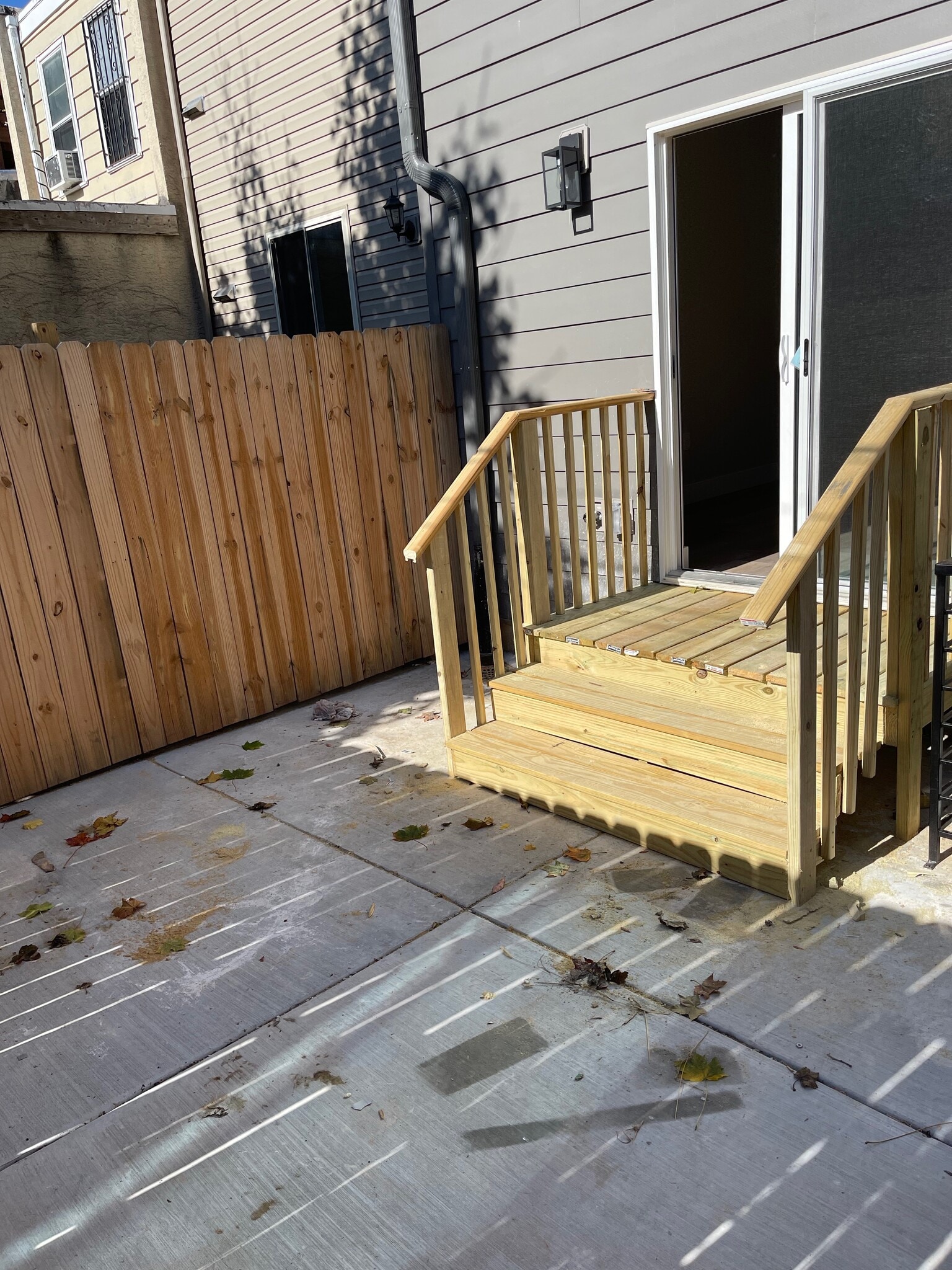 back yard - 1624 W Stiles St