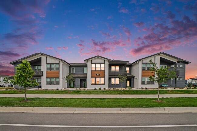Individual Sun Deck on Second Story Homes - Bloom Rental Living
