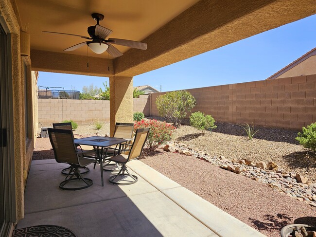 Covered Patio with Ceiling Fan - 11063 W Coppertail Dr