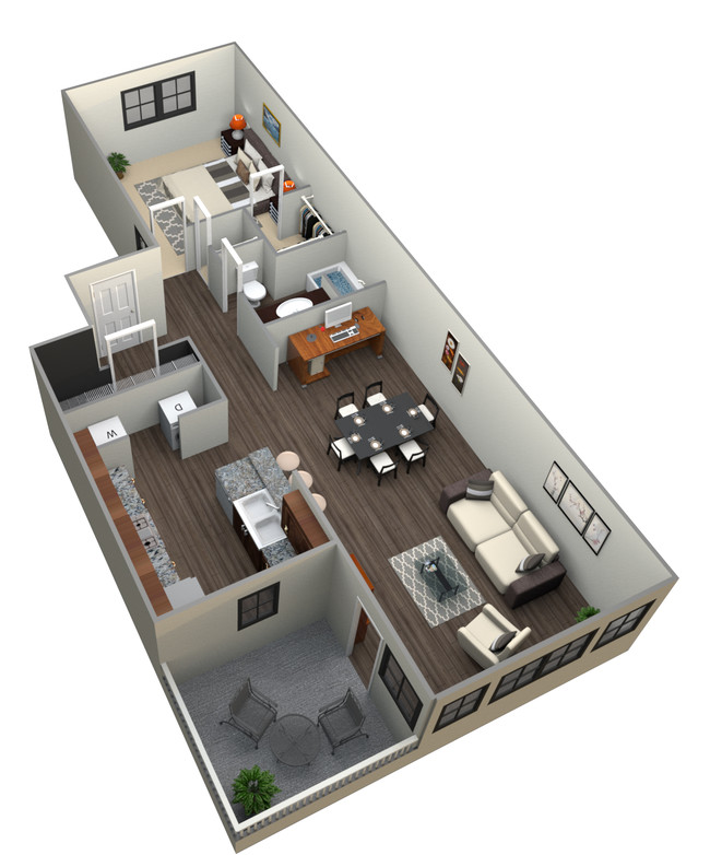 Floorplan - Park Greene Townhomes