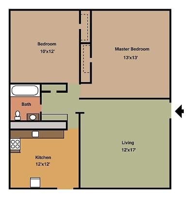 Floorplan - The Oaks at Northgate