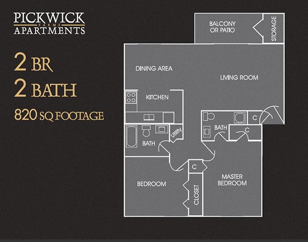 Floorplan - Pickwick Farms Apartments