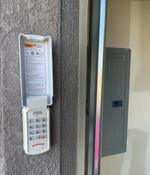 Garage Door Keypad - 657 Trinity Way