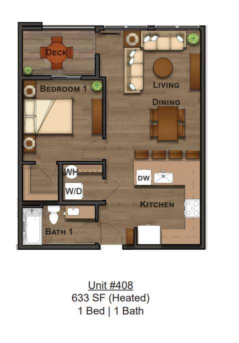 Residence 408 - Eliason Square Apartments