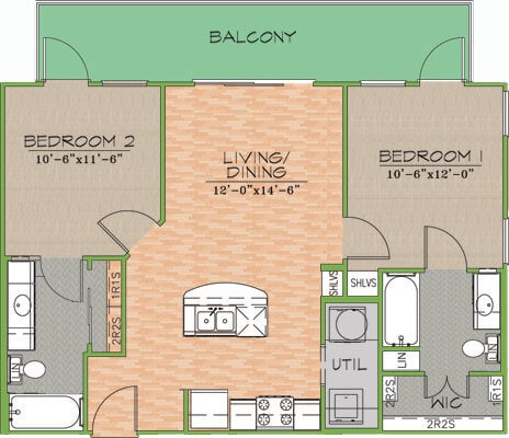 Floorplan - Texan Pearl