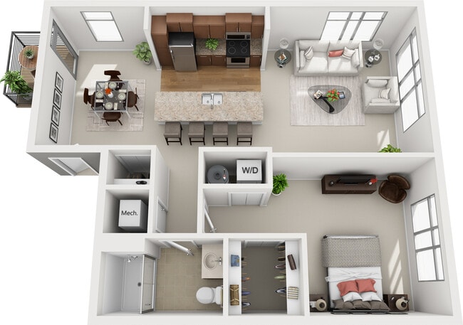 Floorplan - The Enclave Luxury Apartments