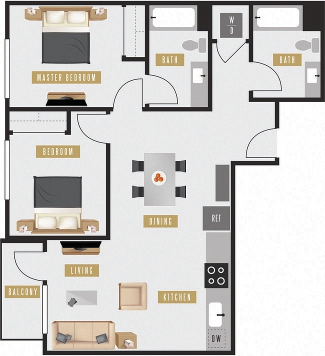 Floorplan - Axis Oakland